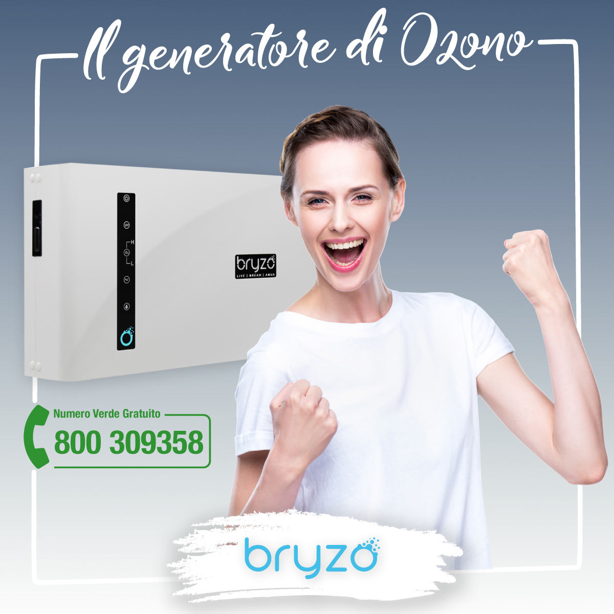 Bryzo generatore ozono lavatrice